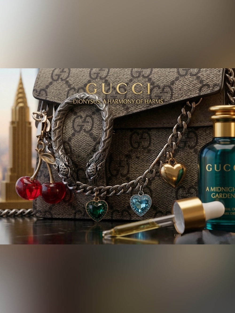 Authentic Gucci Dionysus Super Mini GG Supreme Canvas Bag - Picture 5 of 11